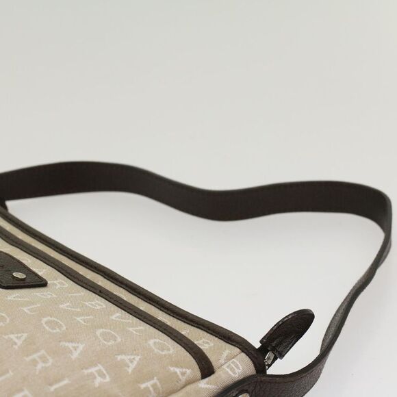Bulgari Beige Canvas Shoulder Bag (Pre-Owned) - Picture 11 of 16